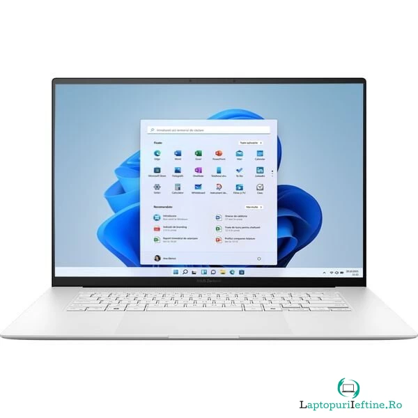 Asus Ultrabook ASUS 16'' Zenbook S 16 OLED UM5606WA, 3K 120Hz, Procesor AMD Ryzen™ AI 9 HX 370 (24M Cache, up to 5.10 GHz), 32GB LPDDR5X, 1TB SSD, AMD Radeon 890M, Win 11 Pro, Alb la 7,999.00 lei ron