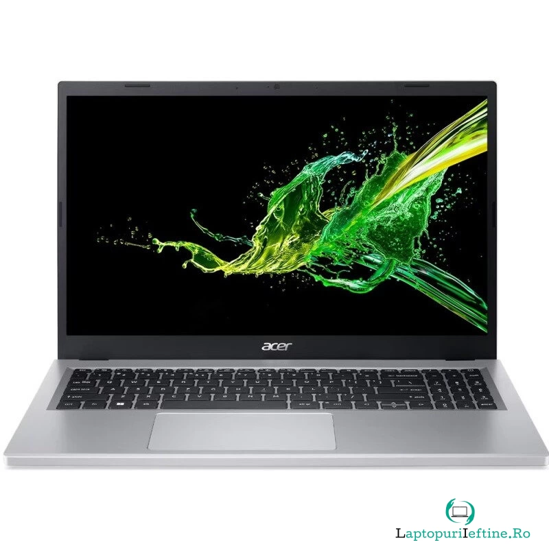 Acer Laptop Acer Aspire 3 A315-24P, AMD Ryzen 5 7520U, 15.6 inch FHD, 8GB RAM, 512GB SSD, Free DOS, Argintiu la 2,241.99 lei ron