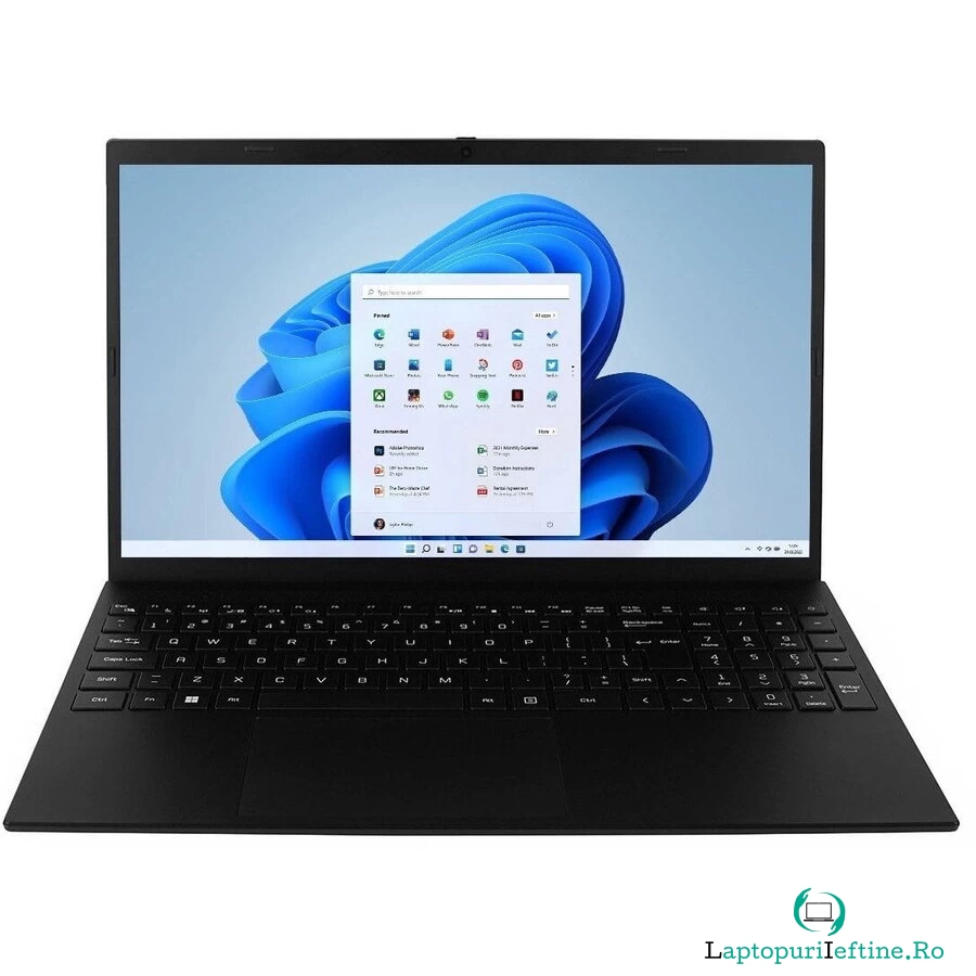 techBite Laptop TechBite ZIN 5, Intel Celeron N4020, 15.6 inch FHD, 4GB RAM, 128GB SSD, Windows 11 Home in S mode, Negru