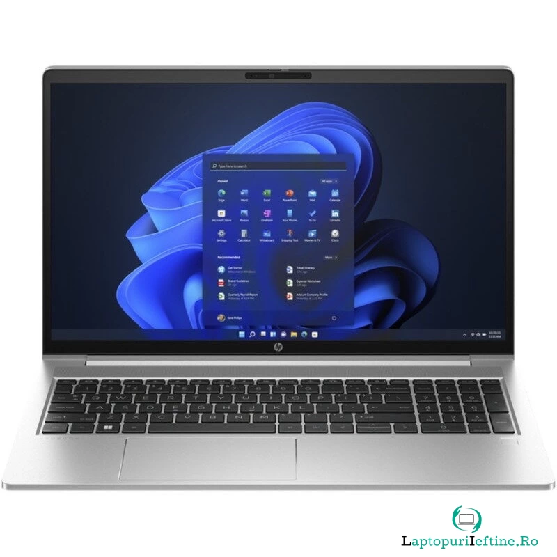 HP Laptop HP 450 G10, 15.6 inch FHD, Intel Core i5-1335U, 16GB RAM, 512GB SSD, Free DOS, Argintiu