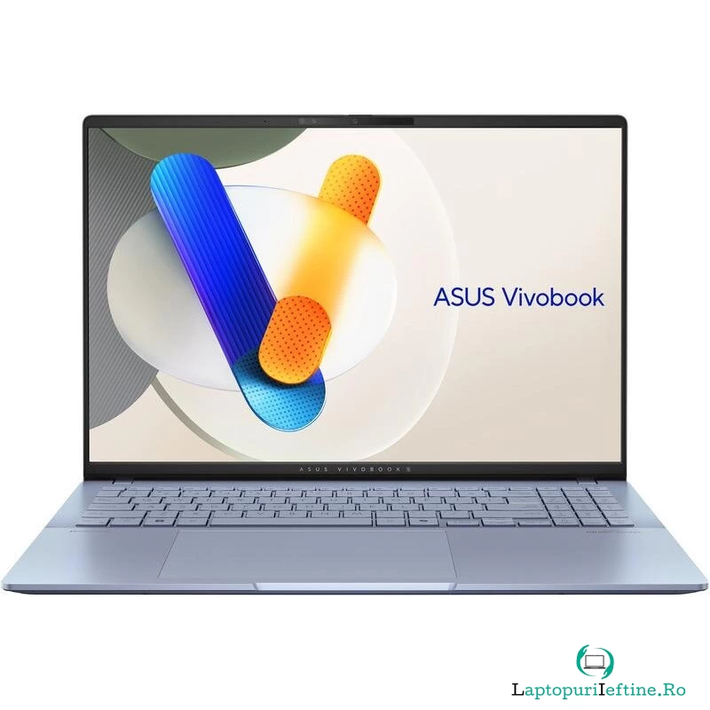 Asus Laptop Asus Vivobook S S5606MA, Intel Core Ultra 7 155H, 16 inch 3.2K, 16GB RAM, 1TB SSD, Windows 11 Home, Albastru la 7,104.99 lei ron