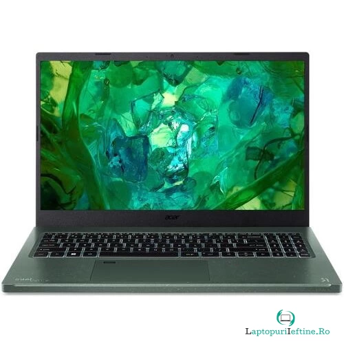 Acer Laptop Acer Aspire Vero AV15-53P, Intel Core i5-1335U, 15.6 inch FHD, 16GB RAM, 512GB SSD, No OS, Verde la 3,903.99 lei ron