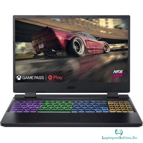Acer Laptop Gaming Acer Nitro 5 AN515-58, Intel Core i5-12450H, 15.6 inch FHD, 16GB RAM, 512GB SSD, nVidia RTX 4050 6GB, No OS, Negru la 4,339.99 lei ron