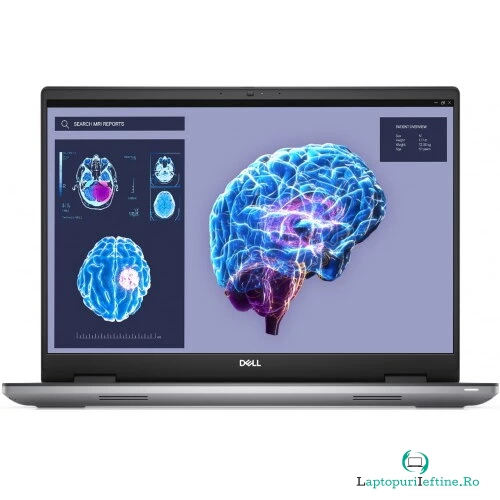 Dell Laptop Dell Precision 7680, 16 inch FHD+, Intel Core i7-13850HX, 32GB RAM, 1TB SSD, nVidia RTX 3500 12GB, Windows 11 Pro, Gri la 21,438.99 lei ron