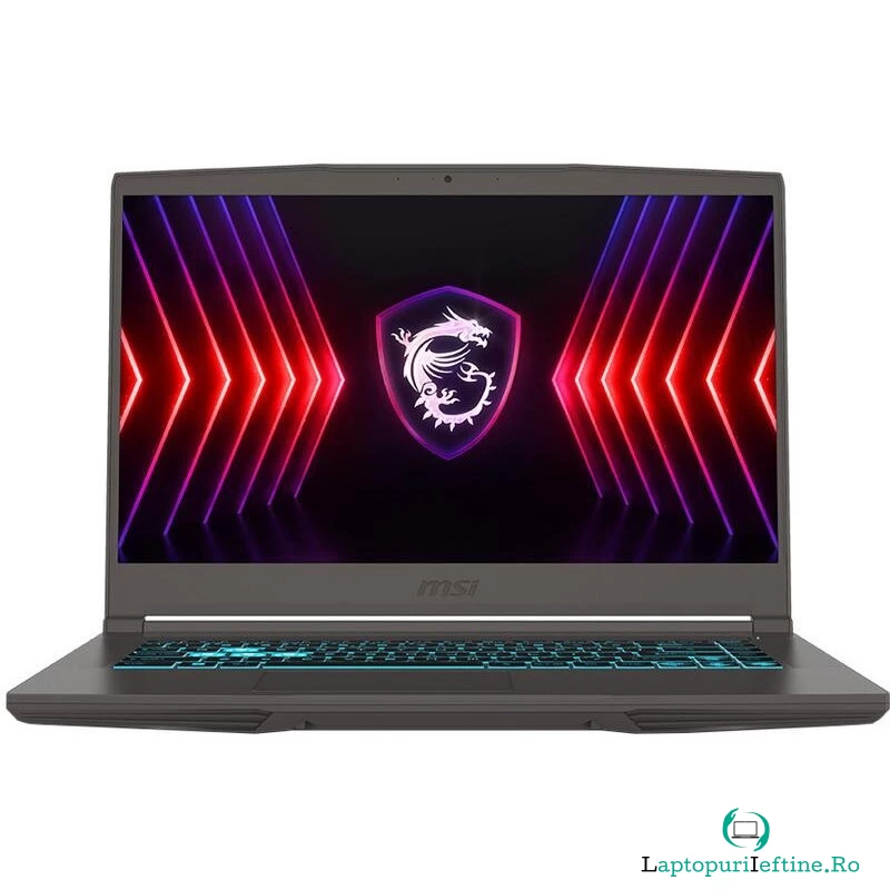 MSI Laptop Gaming MSI Thin 15 B12UCX, Intel Core i7-12650H, 15.6 inch FHD, 16GB RAM, 512GB SSD, nVidia RTX 2050 4GB, Free DOS, Gri