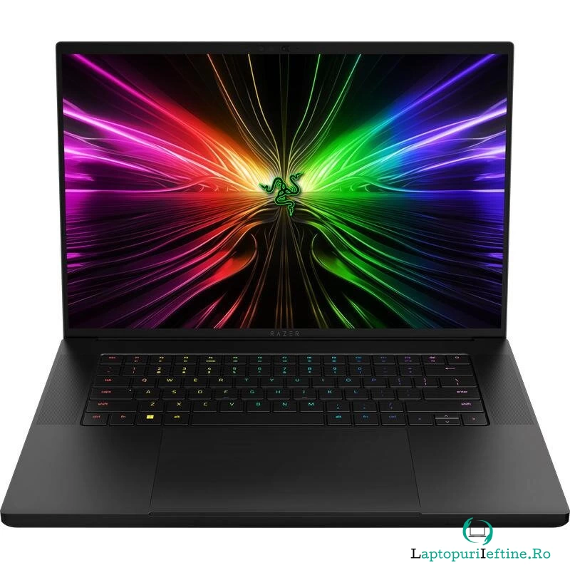 Razer Laptop Gaming Razer Blade 16, Intel Core i9-14900HX, 16 inch QHD+, 32GB RAM, 1TB SSD, nVidia RTX 4080 12GB, Windows 11 Home, Negru
