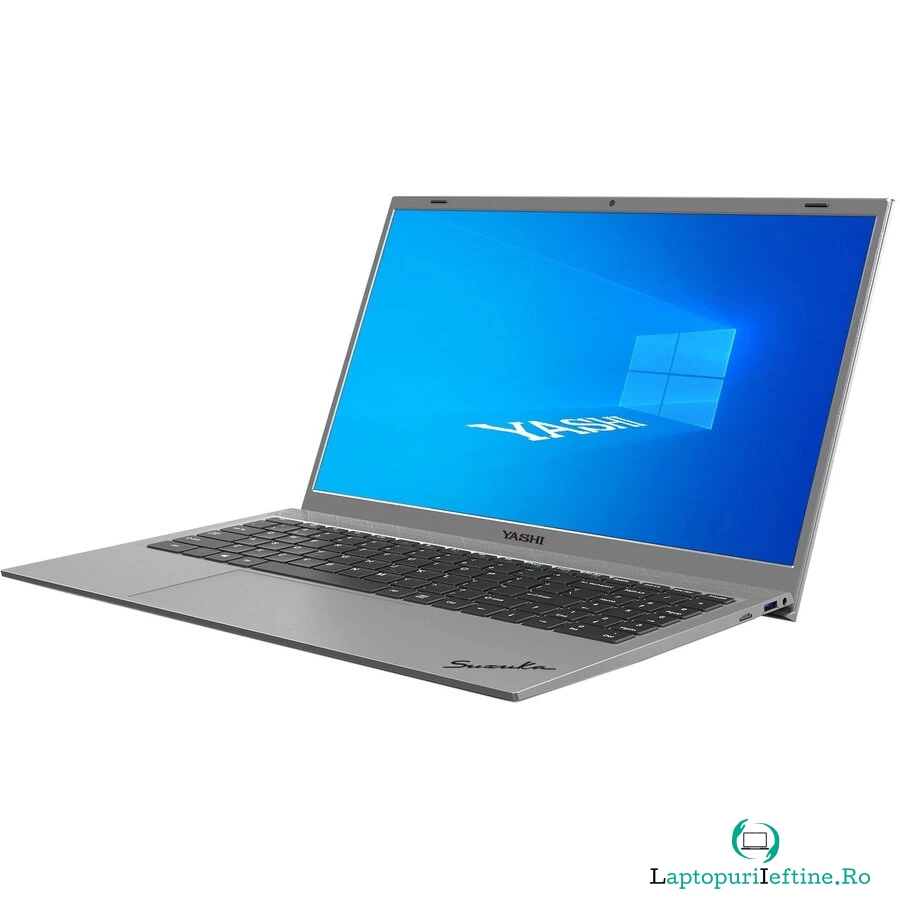 YASHI Laptop ultra slim YASHI SUZUKA YP01515 cu procesor Intel® Core™ i3-1005G1, 15.6 IPS, Full HD, 8GB, 256GB SSD M.2, Intel UHD Graphics 600, Windows 11 Pro la 1,429.35 lei ron