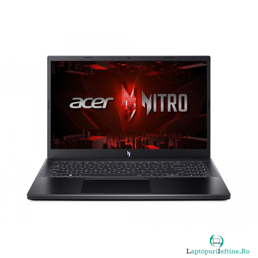 Acer Laptop Gaming Acer Nitro V ANV15-51, Intel Core i5-13420H, 15.6 inch FHD, 16GB RAM, 512GB SSD, nVidia RTX 4060 8GB, Free DOS, Negru la 4,659.99 lei ron