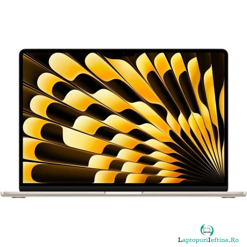 Apple Laptop Apple MacBook, Apple M3, 15.3 inch, 16GB RAM, 512GB SSD, Mac OS, Auriu