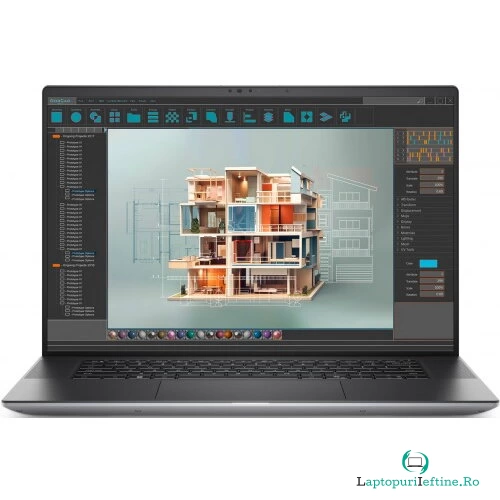 Dell Laptop Dell Precision 5690, Intel Core Ultra 7 165H, 16 inch FHD+, 32GB RAM, 1TB SSD, nVidia RTX 1000 Ada 6GB, Windows 11 Pro, Gri